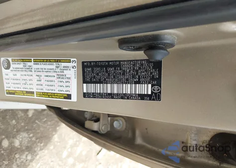 2006 Toyota Corolla Le из США, поврежденный, VIN 2T1BR30E46C572358